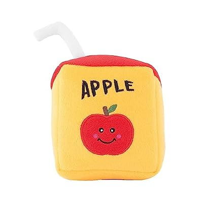 ZippyPaws - NomNomz Plush Squeaker Dog Toy for The Foodie Pup - Juicebox