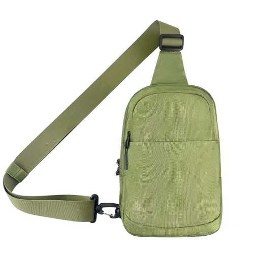 LLi Cufite Mini Sling Bag Waterproof Crossbody Chest Bag, Small Crossbody Casual Trendy Travel Phone Bag for Men Women