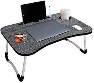 khodiyar creation Shree Foldable and Portable Ergonomic & Rounded Edges Multi-Purpose Laptop Table with Dock Stand/Study T... Price In India
