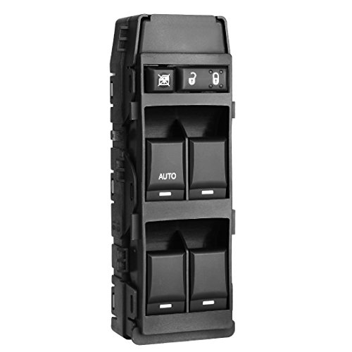 Power Master Window Switch with 1 AUTO Down - Compatible with Dodge Charger Magnum Caliber Avenger Dokota Ram Chrysler 200 300 Sebring Mitsubishi Raider Jeep Compass Patriot