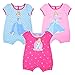 Disney Baby Girls' Cinderella 3 Pack Rompers