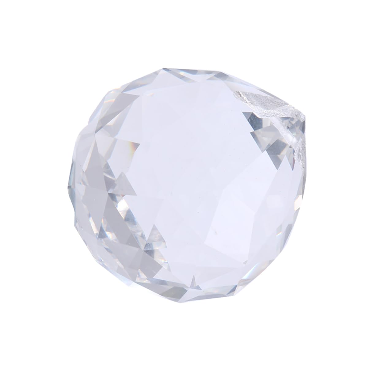 FUNOMOCYA Chandelier Crystal Pendants 80mm Crystal Lamp Pendant Balls Multi Prism Ball for Dec