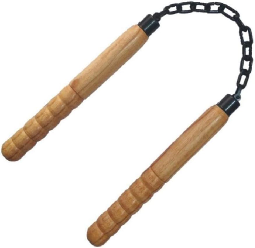 Naira Unisex-Adult Forever Online Shopping Martial Art Wooden Nun Chaku Nanchaku Karate Stick (Pack Of 1) Brown