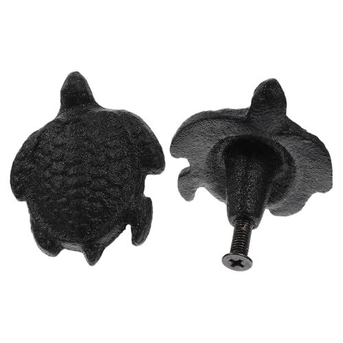 Poignées de tiroir fonte motif tortue pour relooker une commode de salon