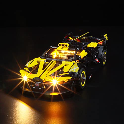 Kit Luci LED LIGHTAILING Per Modello Bugatti Bolide 42151 - Set Illuminazione Con USB (Batterie Escluse, Modello Escluso) - 5