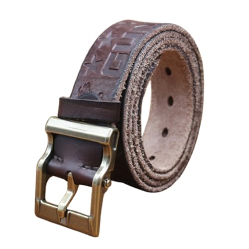Ceinture cuir pleine fleur vintage homme pour remplacer les ceintures fragiles qui s'usent vite