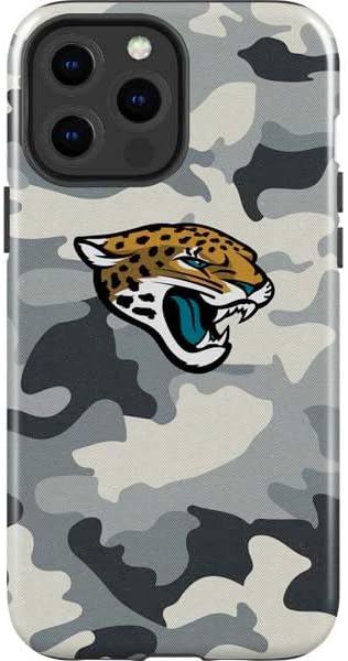 Skinit Impact Phone Case Compatible with iPhone 14 Pro Max - Officially Licensed NFL Jacksonville Jaguars Distressed Design