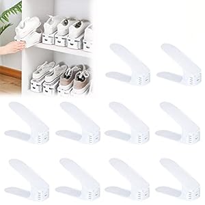 YUENFONG Schuhschlitze 20er Set Weiß