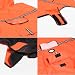 Bella & Balu Hunderegenmantel wasserdicht mit Kapuze und Reflektoren für sichere Gassigänge, Hundespielplatz und Urlaub (L, Orange)