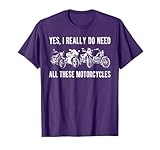 Yes I Really Do Need All These Motorcycles Vintage Garage T-Shirt