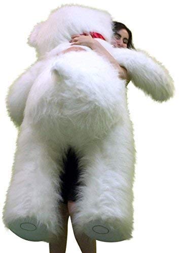 Big Plush 5 Foot Big Valentines Day Giant White Teddy Bear 60 Inch Soft Made In Usa #TOP1