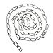 GAROZATION Sturdy Stainless Steel Chain Dog Leash Pet Leash Chain Industrial Weight-Bearing