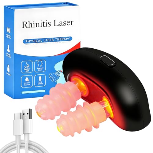 Red Light Nasal Therapy Device, Red Light Therapy, Portable Red Light Nasal Therapy Instrument, Infrared Therapy Nasal Soothing Device for Nose Nasal Clearing Device