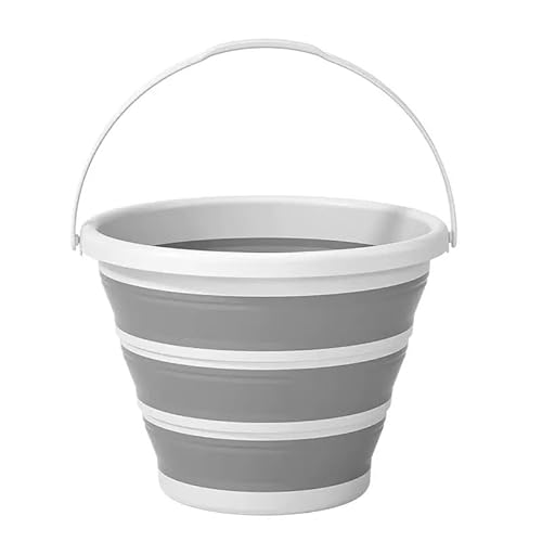 2.6 Gal (10L) Collapsible Bucket with Handle, Portable Cleaning Bucket