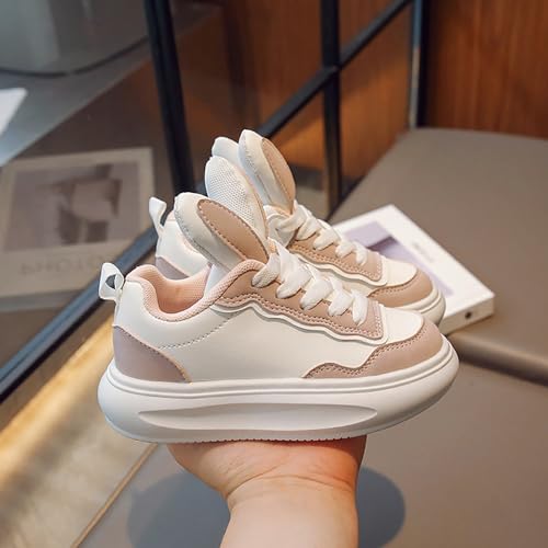 Kids Lace Sneakers Ankle Flat Non Slip Running Sport Shoes Childrens Boys Girls Breathable First Walking Shoes2