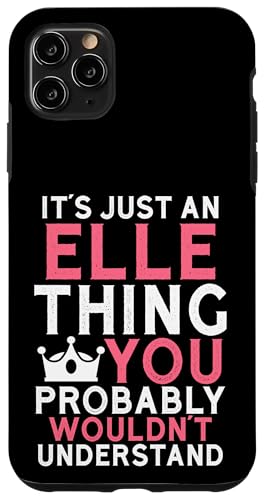 ����͂��Ȃ��������炭�����ł��Ȃ��ł��낤�P�Ȃ�Elle Thing �X�}�z�P�[�X iPhone 11 Pro Max �p