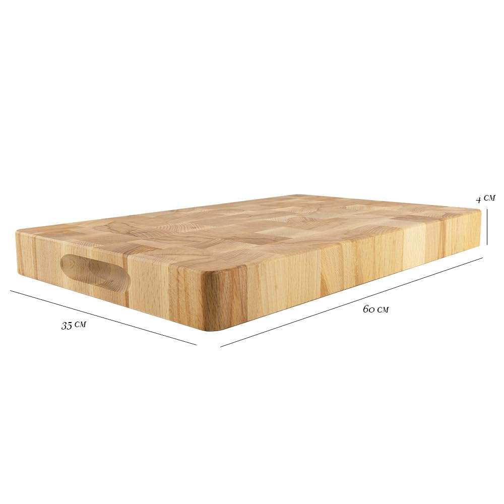 Panetta Casalinghi Tagliere Rettangolare in Legno, Beige, 30 x 20 cm, Legno, Beige, 60 x 35 cm