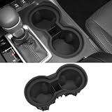 smnuxwm Silicone Non-Slip Center Console Cup Holder Inserts for Toyota Highlander 2014 2015 2016 2017 2018 2019 Car Drink Bottle Holder Interior Accessories Waterproof Replaces