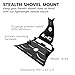 DMOS Shovel Mount - Aluminum Off-Road & Overlanding Tool Mount Clamp for Trucks, Cars, & ATVs - Stealth Shovel