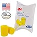 3M Classic Earplugs, Disposable, Pillow Pack, Ear Plugs for Sleeping, Snoring, Drilling, Grinding, Machining, Sawing, Sanding, Welding, 1 Pair/Pillow Pack, 30 Pair/Box