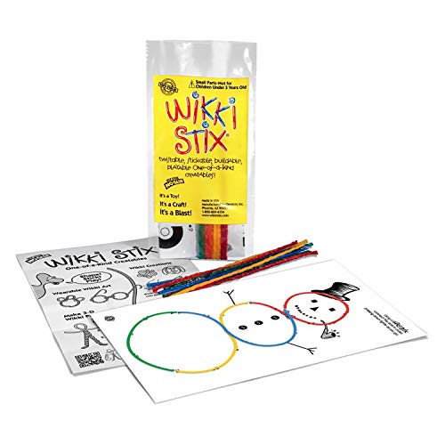 Wikkistix 50 Fun Paks With 8 Wikki Stix And A Christmas Themed Activity Sheet Per Pak, Made In The Usa! #TOP5