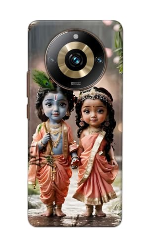 Image of Printed Hard Back Cover for Realme 11 Pro+ Plus 5G Back Cover (Radha Krishna Love -J2) -190724(EA)