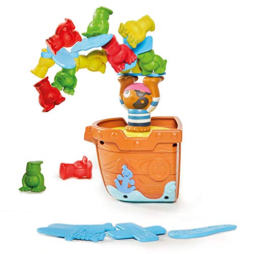 TOMY Hissez 'O' Pirates Jeux de Société pour Enfants T72868 Jouet Enfant Jeu d'Équilibre pour Groupes Cadeau Anniversaire Idéal Jeu d'Adresse Adapté à + - vue 6