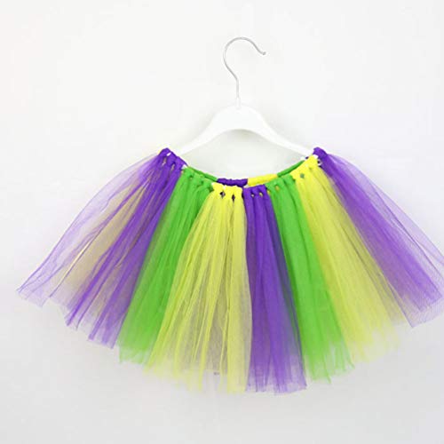 SOIMISS Meninas Tutu Saia Carnaval Gaze Saia Em Camadas Tule Vestido Princesa Festa Festa Bolha Saia