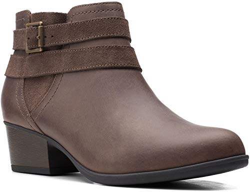 Clarks Womens Adreena Show Leather Embellished Ankle Boots3