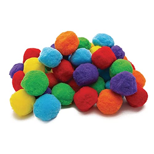 Pompons de 7,6 cm grand format S&S Worldwide en lot de 48 pour loisir créatif