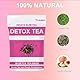 28 Stück Detox TEA,Gewichtsverlust TEE,Körperformender Kräutertee,28 Tage Natürliche Tee Kräutermischung mit Oolong-Tee,Pfirsichfruchtextrakt,Teeblatt-Extrakt,Energie Booster,Sanfte Entgiftung
