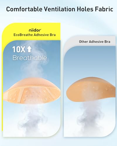 Image of Niidor Sticky Bra Adhesive Strapless Ultra Invisible Push up Silicone Bra Multiple Colors Sizes Women's Exotic Bras