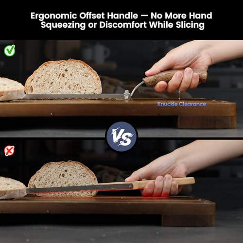 SYOKAMI 2026 Upgrade Bread Knife for Homemade Bread, World's 1st Bow-Design - image 5