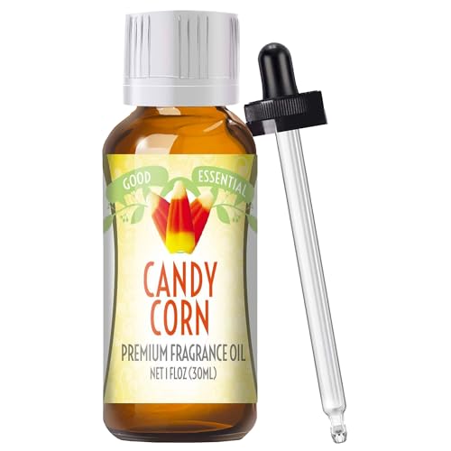 Image of Good Essential Candy Corn Fragrance Oil 1 Fl Oz (30 ml, Pack of 1) for Candles Soaps Lotions Diffusers and DIY Crafts