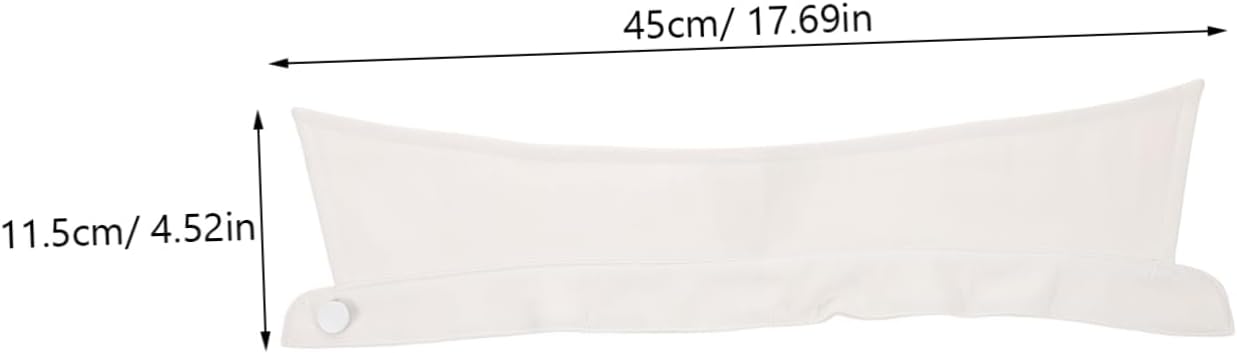 PU Detachable Fake Collar for Women, White Decorative Accessory