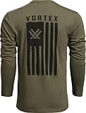 Vortex Optics Salute Long Sleeve Shirts (Military Heather, X-Large)