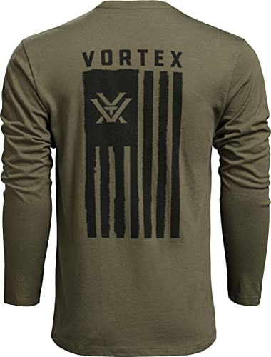 Vortex Optics Salute Long Sleeve Shirts (Military Heather, X-Large)