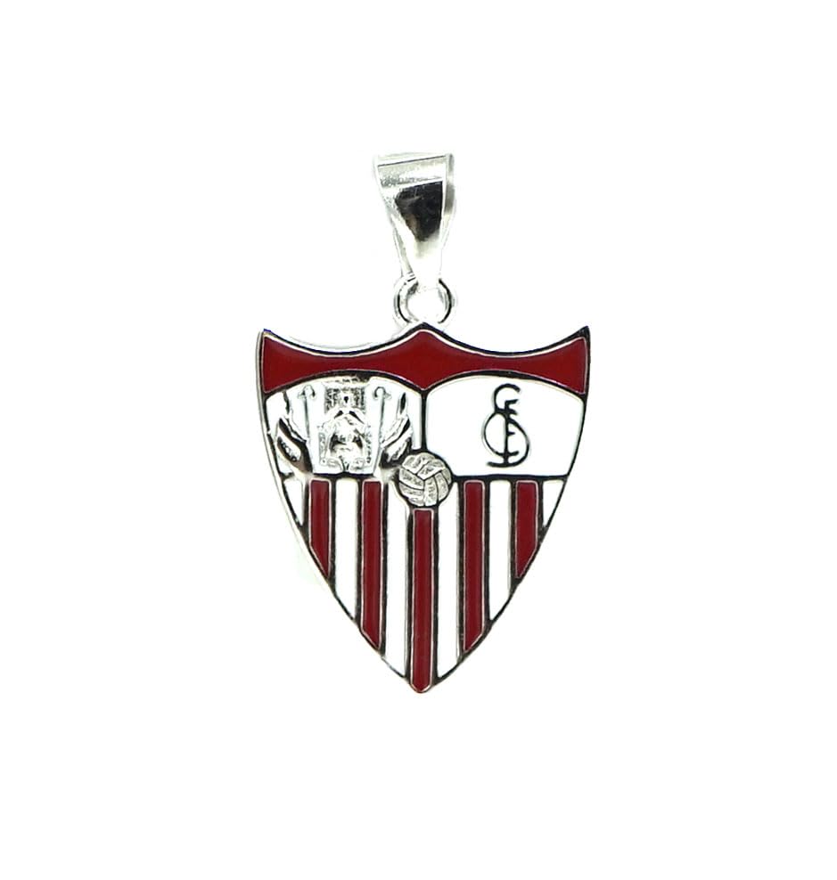 DJ CIUDAD DE JOYAS Colgante Oficial plata escudo Sevilla FC