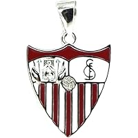 DJ CIUDAD DE JOYAS Colgante Oficial plata escudo Sevilla FC
