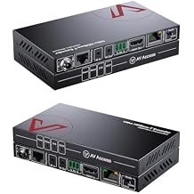 AV Access HDBaseT HDMI Extender 100m/330ft, 4K@60Hz, PoE, IR, RS232, Ethernet Over Cat Cable for TV, Projector, Conference Room, Digital Signage 4KEX100-L