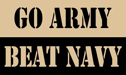 Pegatina Go Army Beat Navy vinilo coche jugador fútbol West Point