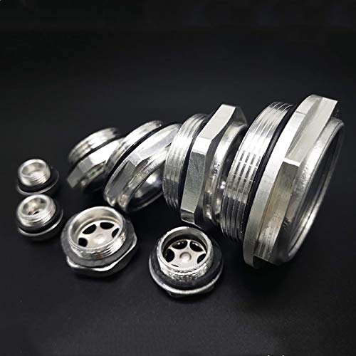 Vidro de mira de óleo rosqueado de metal para compressor de ar alumínio novo 1 peça vidro de mira de