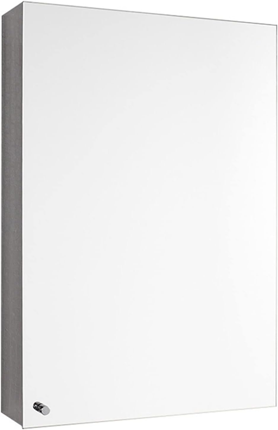 Stainless Steel Mirror Cabinets Left and Right Door Mirror Cabinets Bathroom Storage Mirror Cabinets Wall-Mounted Mirror Cabinets (Color : Left, Size : 35 * 50 * 12.5cm)