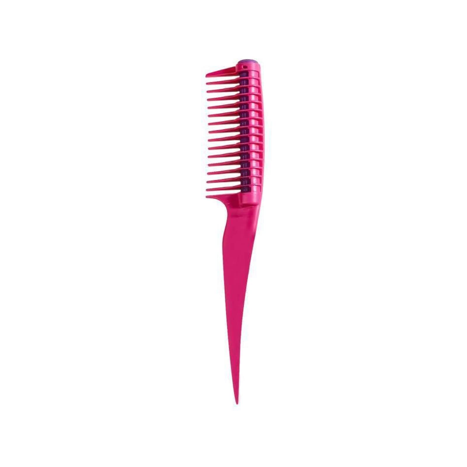DieffematicSZ Grzebień Professional Wide Tooth Hair Comb Removable Rolling Core Brush Dye Coloring Tools Barber Comb Hair Styling Accessories