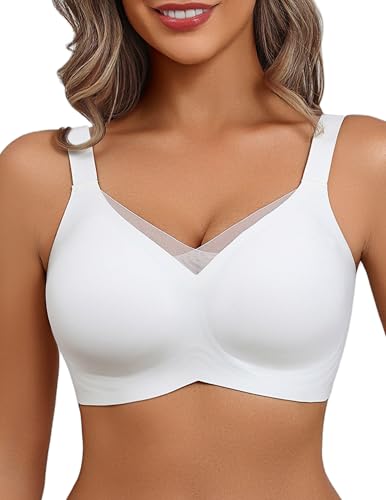 Soutien-gorge sans armatures en maille col V Avidlove contre les irritations