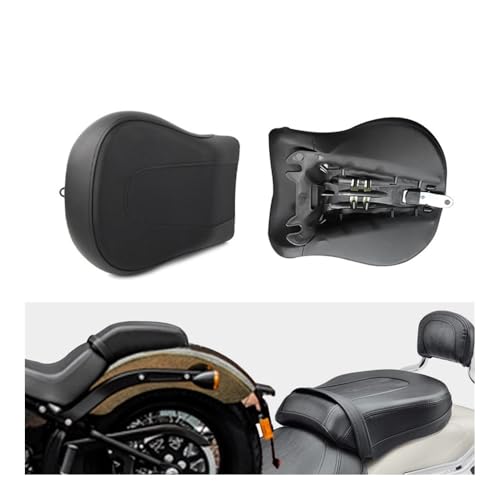 Asiento trasero Softail Springer 2006-2017 pasajero suave negro 3
