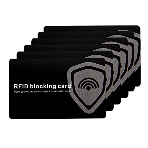 RFID Blocking Card Contactless Credit Card Protection Safe RFID Card Wallet Shield Protector Blocker (Pack of 100)