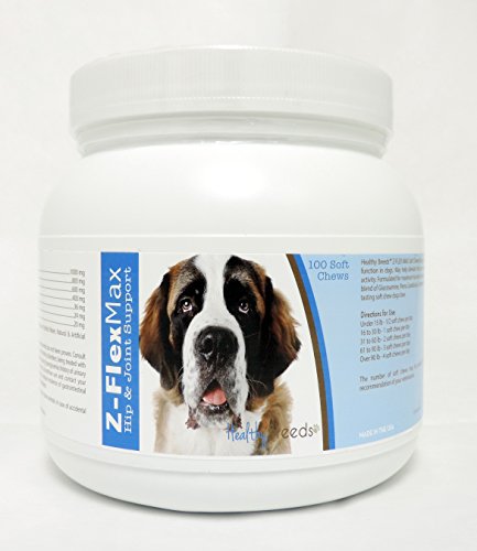 Healthy Breeds Saint Bernard Z-Flex Max Hip & Joint Soft Chews 10...