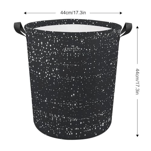 Grand panier à linge imperméable noir de qualité supérieure