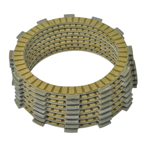 NXNWGVUZG 8pcs Motorcycle Friction Clutch Plates Compatible with VN900 V 900 06-18 EJ650 W650 00-08 KL650 KLR650 1996-2011